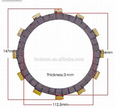 DISC motorcycle parts friction clutch plate for Yamaha XV125