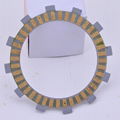 Motorcycle friction material clutch disc