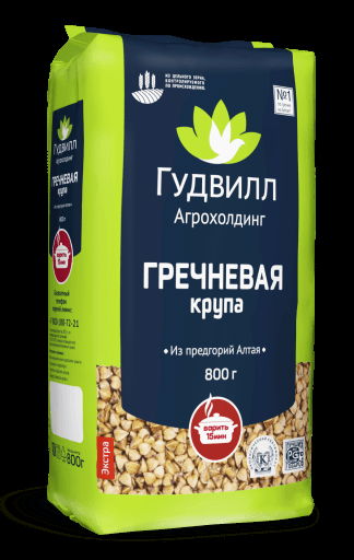 Buckwheat groats premium quality packed into soft pack 800g