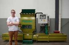 Styrofoam recycling equipment with GREENMAX APOLO C100