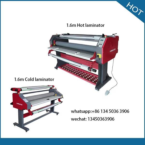 Automatic hot and cold laminator