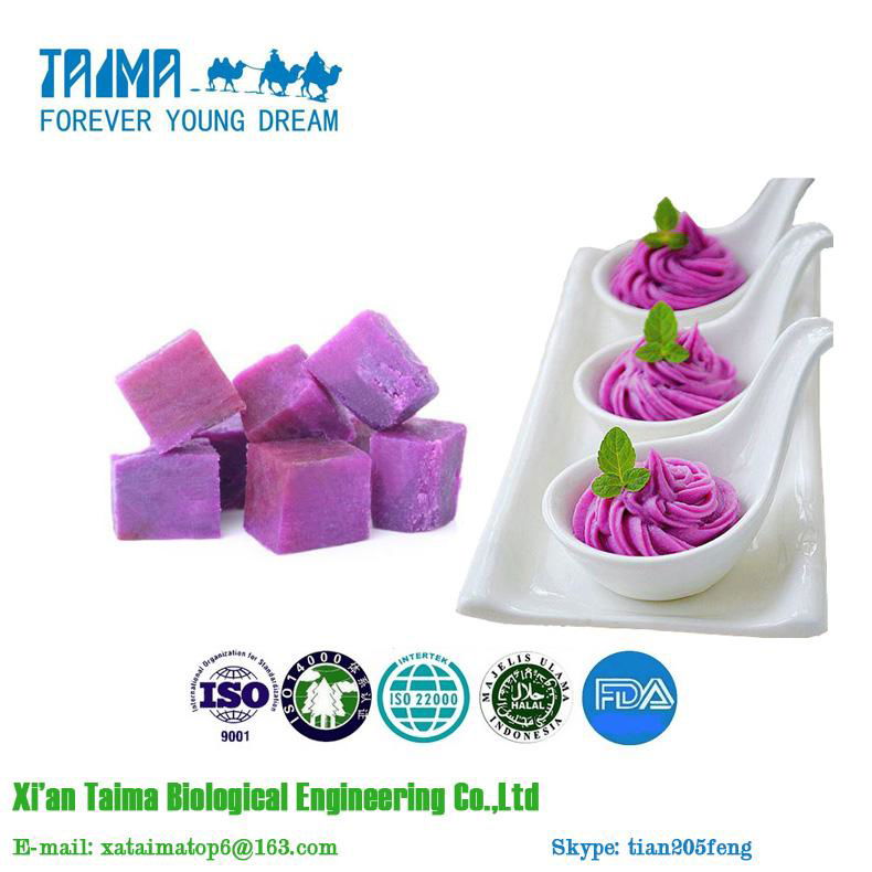  Xi`an Taima hot selling high quality Organic purple sweet potato juice powder