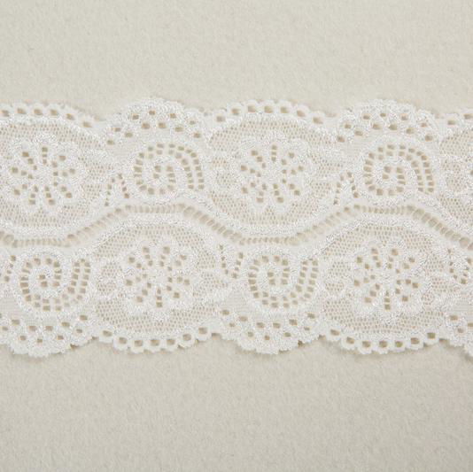 Beautiful White Lace Trim Fancy Net fabric French Lace Trim for Lady's Underwear 5