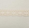 Crocheted 100% Cotton Off White lace Trimming 0.67" Wide Ivory Cotton Lace Trimm 3