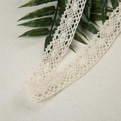 Crocheted 100% Cotton Off White lace