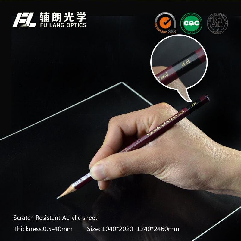Anti scratch acrylic sheet for Pcb test fixtures