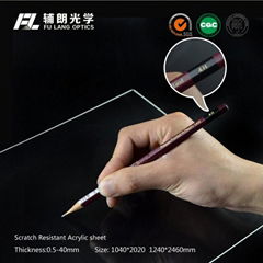 Anti scratch acrylic sheet for Pcb test fixtures