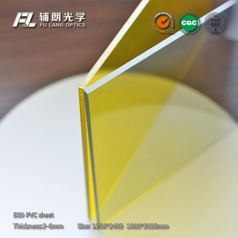 Anti static pvc sheet for aluminium profile partitions 3