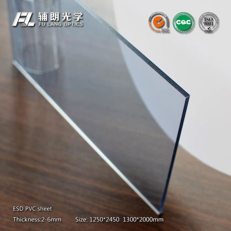 Anti static pvc sheet for aluminium profile partitions 4