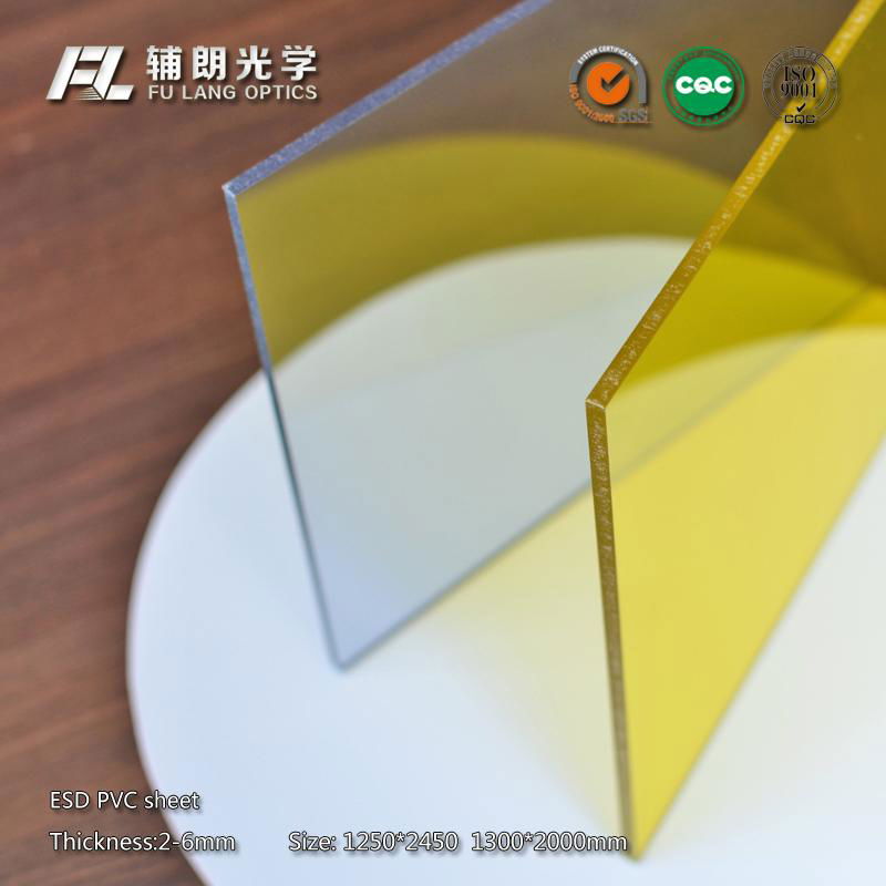 Anti static pvc sheet for aluminium profile partitions 5