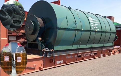 Waste plastic recycling pyrolysis plant 2