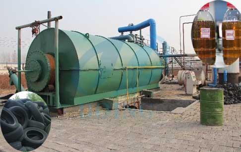 Waste plastic recycling pyrolysis plant 3