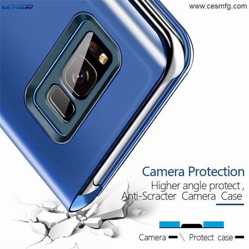 CESMFG Wholesale Samsung Luxury 5 In 1 Mirror Leather Phone Cover Cases 2