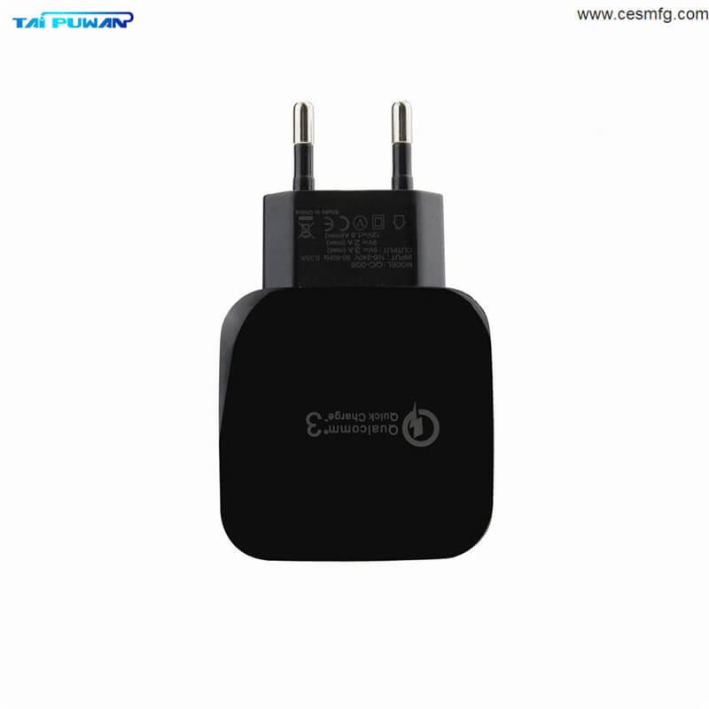 CESMFG Wholesale QC 3.0 Quick Travel Cell Mobile Phone USB Wall Charger 5