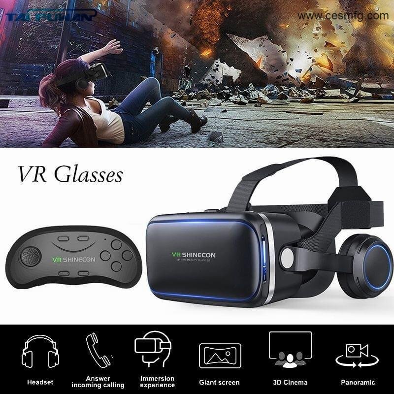 CESMFG Wholesale Best 3D VR Virtual Reality Headset for IPhone OR Smartphones