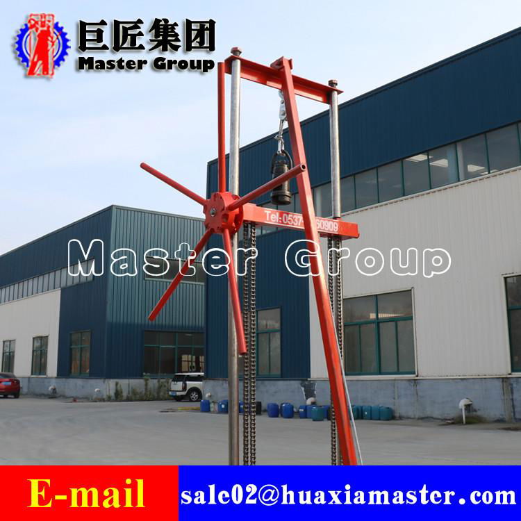 7.Gasoline Engine Portable Backpack Core Sample Drilling Rig 2