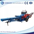 Can Be Mobile Durm Log Wood and Wood Branch Chipper