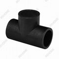  HDPE pipe fitting plastic equal tee