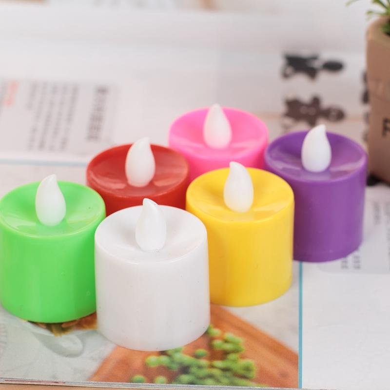 flameless mini led wax tea light tealight candle 2