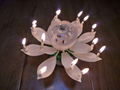 music lotus candles