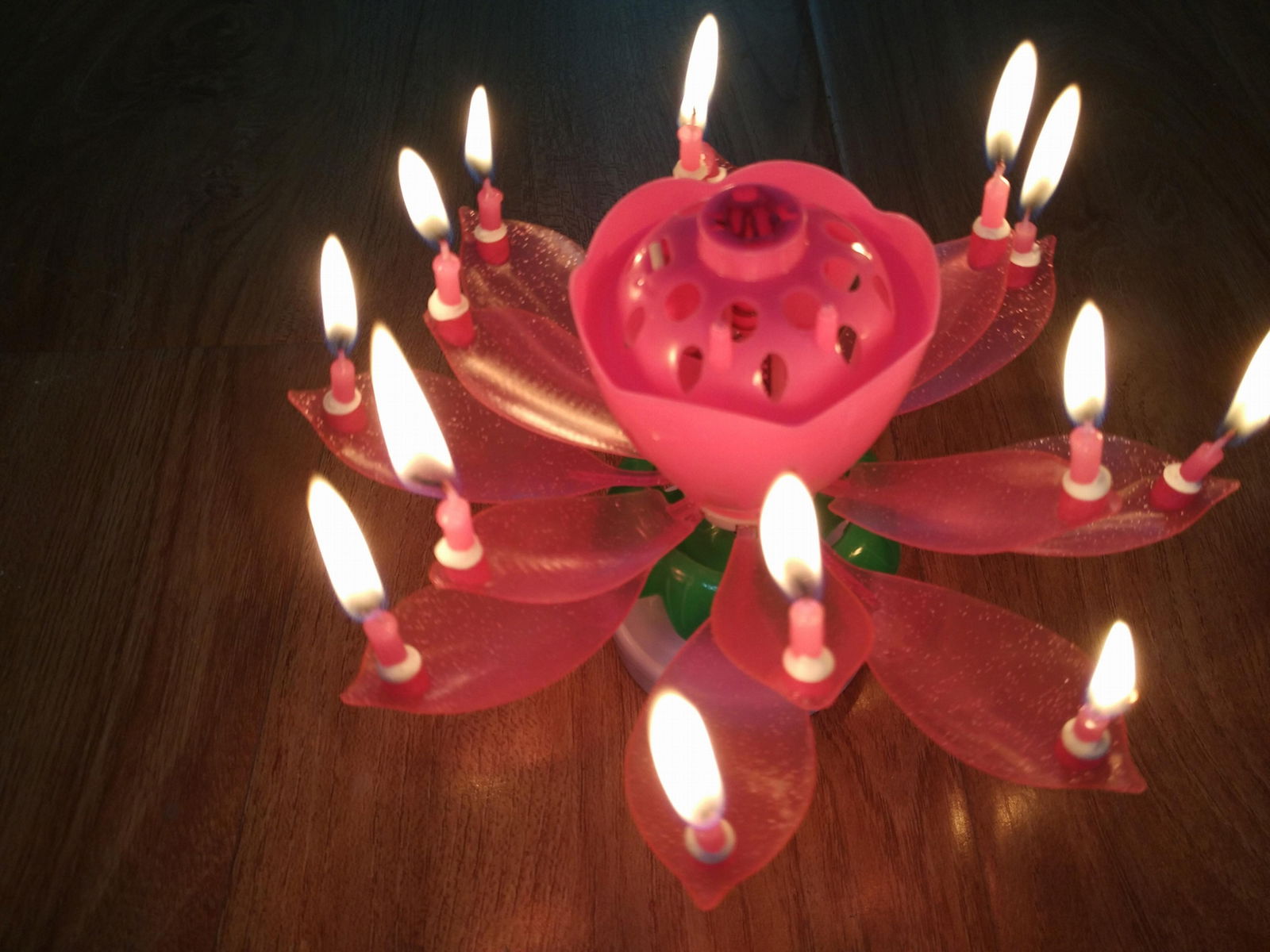 music decoration wholesale lotusflower candle 2