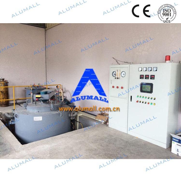 75KW Electrically Heated Gas-Nitriding Pit Furnace For Heat Treating