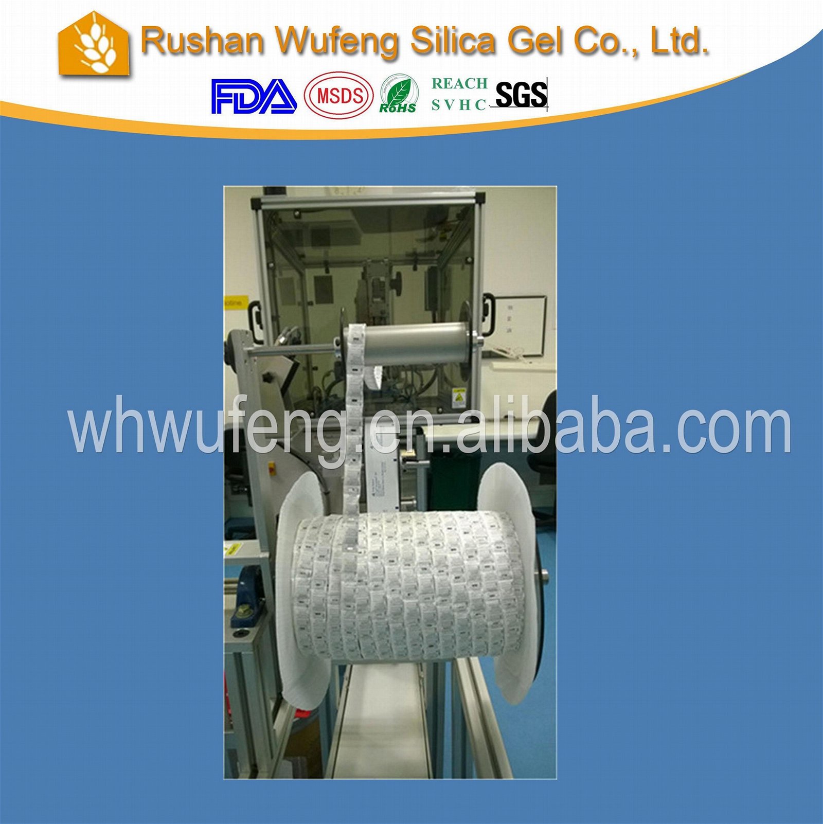 silica gel roll type desiccant strip continuous sachet 2