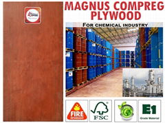 Compreg Plywood Flooring for Chemical Industry