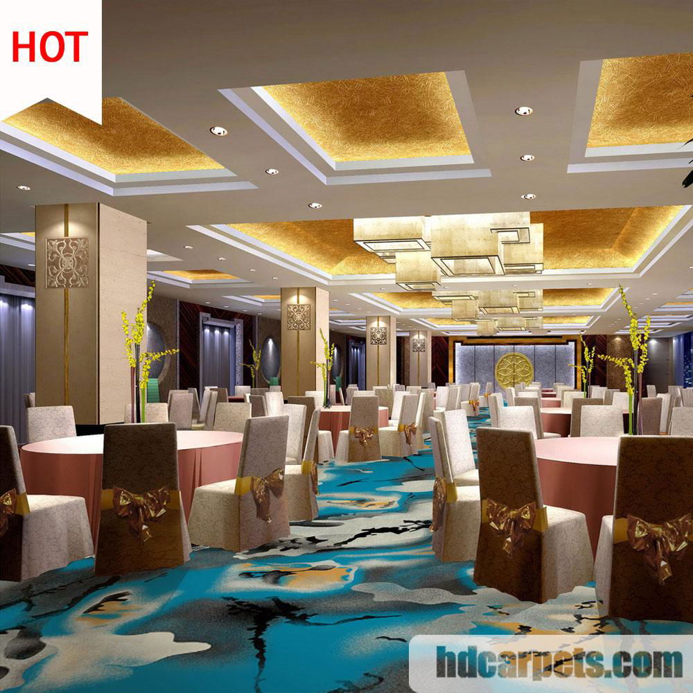 Luxury Hotel Lobby carpet For 5 Star Hotel Or Casino 3