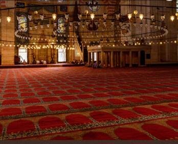 Pattern customized carpet floor for mosque prayer 5