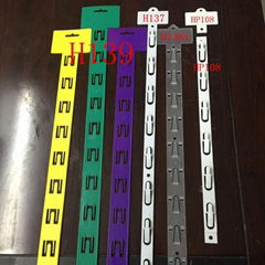 Supermarket Plastic Hanging Display Clip Strip