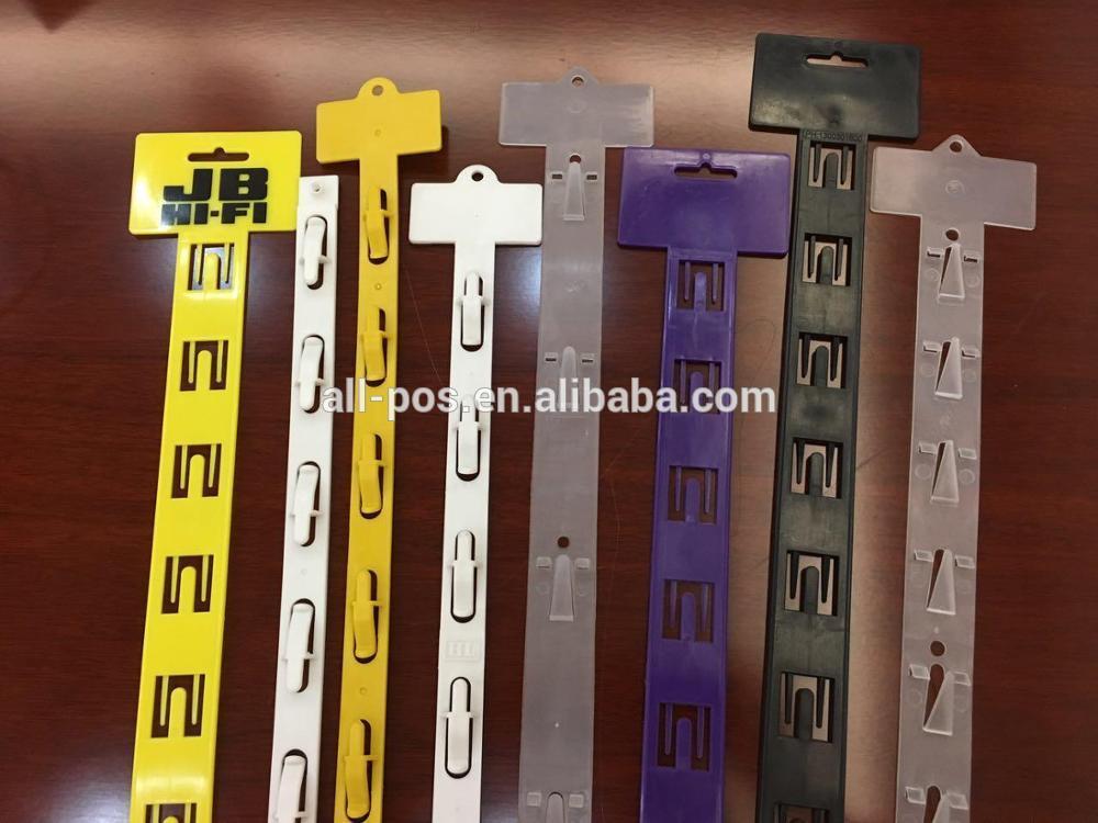 Supermarket Plastic Hanging Display Clip Strip 2