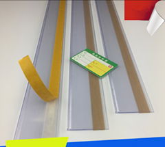 plastic label holder data strip price holder