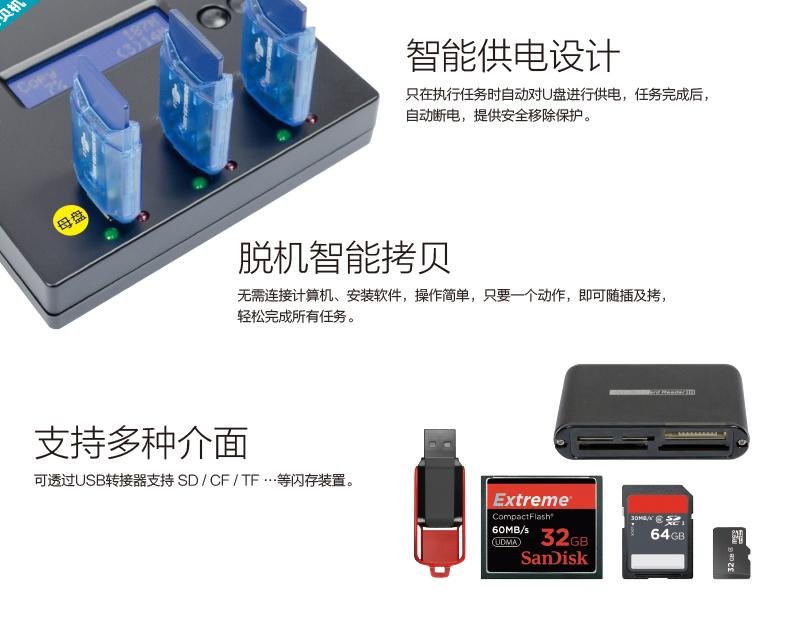 1拖2便攜USB拷貝檢測機機DK03-UB拷貝機 4