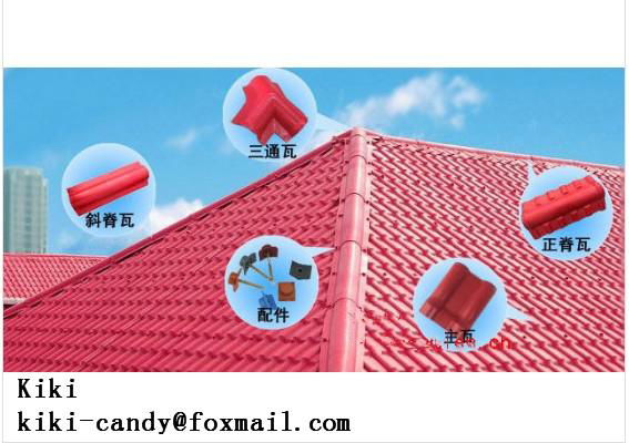 Plastic PVC ASA Roof Tile Sheet Making extruder machine  5