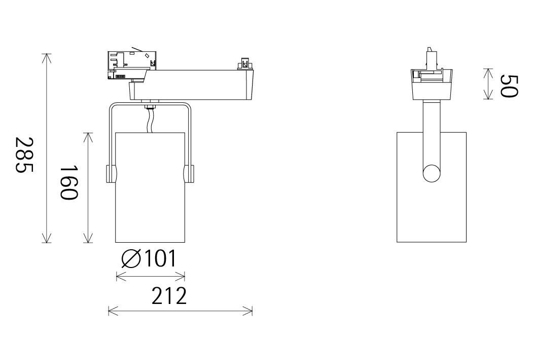 Artdon雅大新款50W室內裝飾導軌燈 AT-LT1223 2