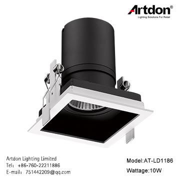 Artdon雅大方形10W防眩能力强嵌灯 AT-LD1186