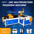 Grinding sanding Polishing finishing Machine for Metal Cookware