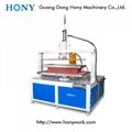 edge hemming rolling pre-curling serging machine for abnormal shape 1