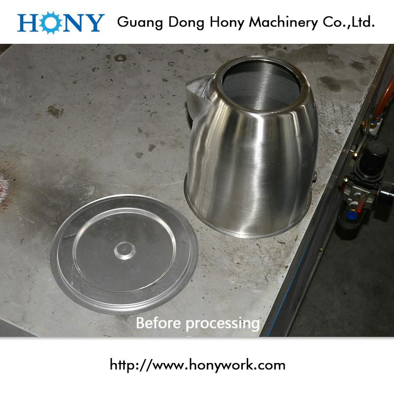 Semi-automatic pressing trimming beading Machine for Electric Kettle 4