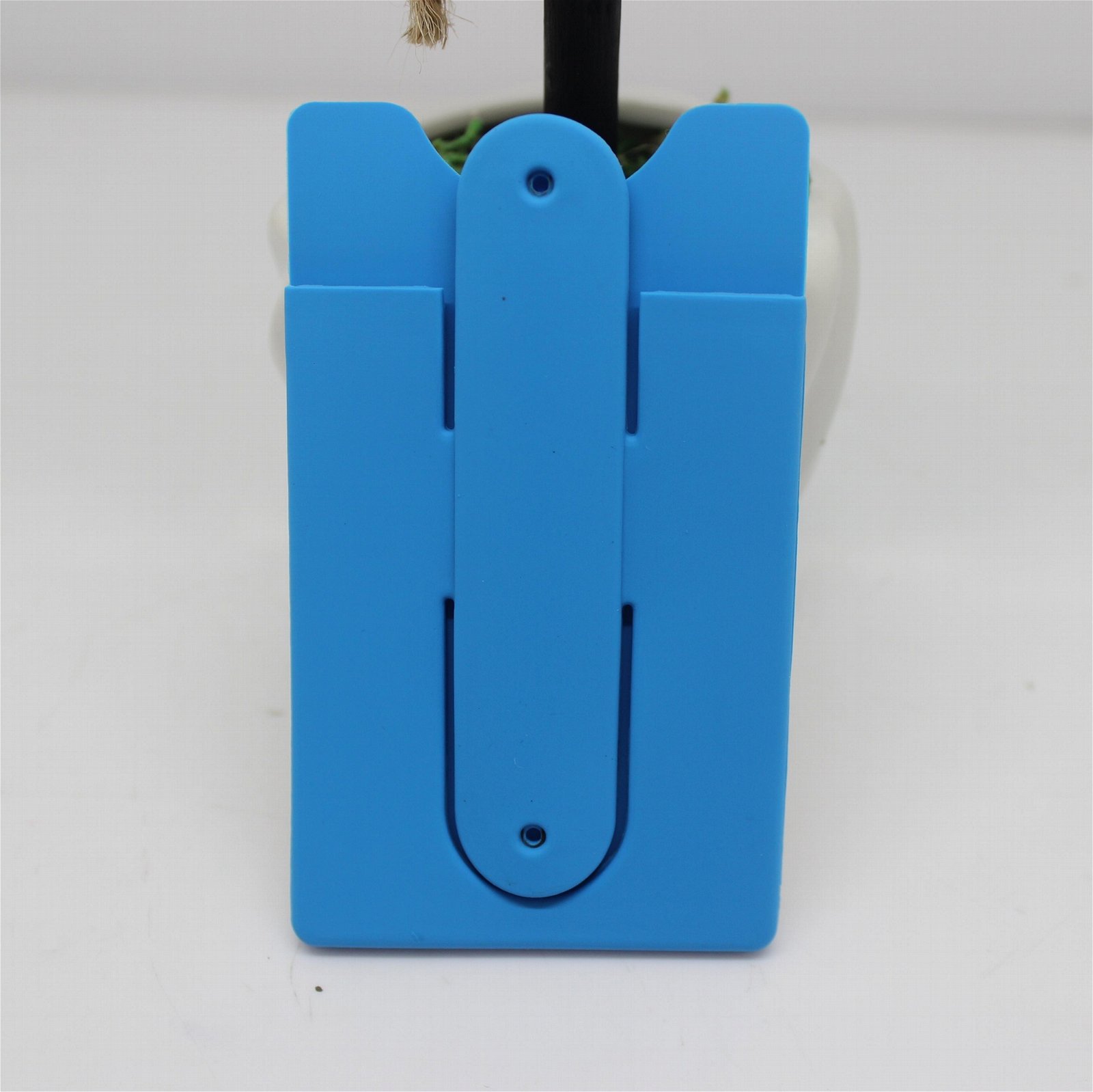 Silicone mobile phone card holder 2