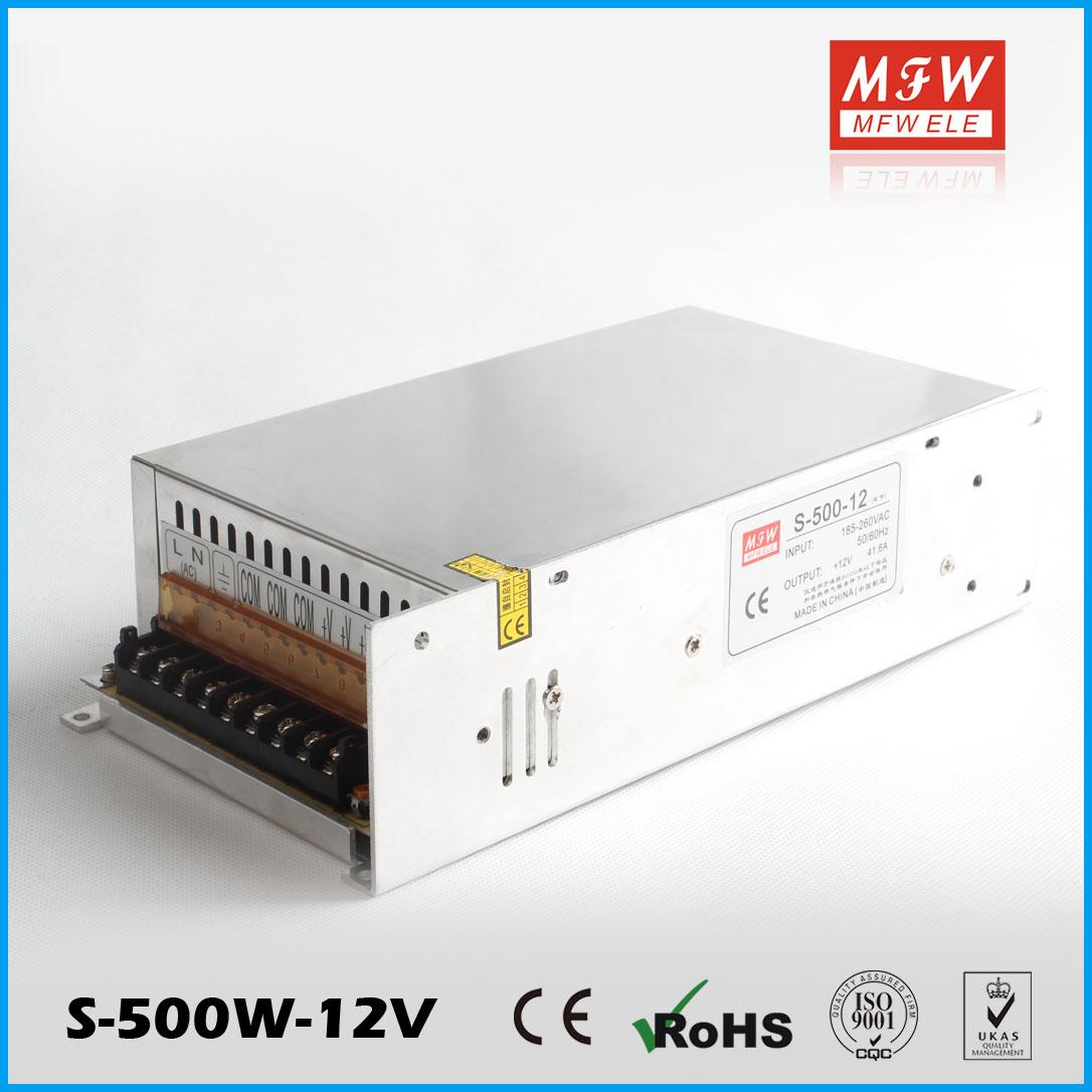 500W single output AC to DC switching power supply