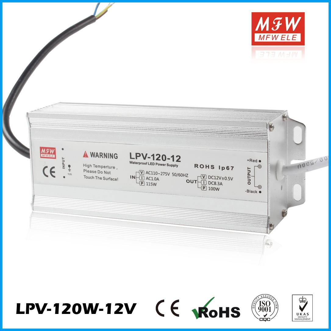 120W Constant Voltage IP67 220V 230V ac to 12VDC waterproof LED driver 2