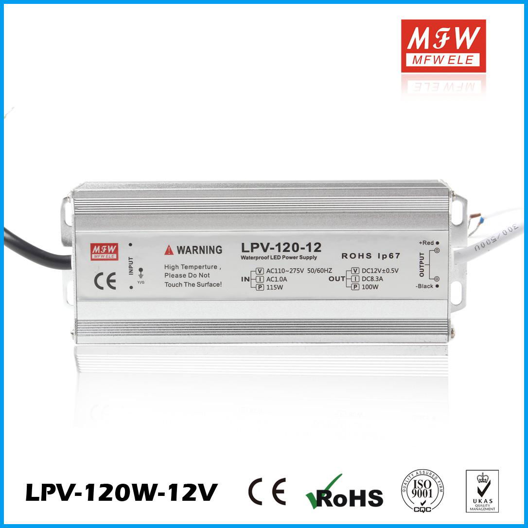 120W Constant Voltage IP67 220V 230V ac to 12VDC waterproof LED driver 3