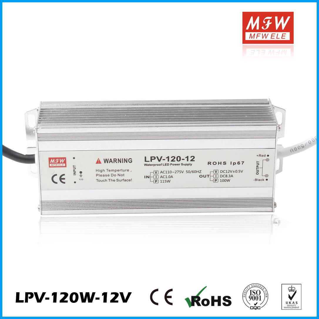 120W Constant Voltage IP67 220V 230V ac to 12VDC waterproof LED driver 4