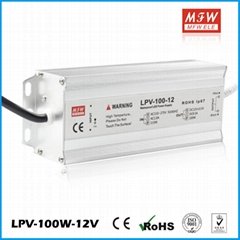 100W 12V DC constant voltage waterproof IP67 LED Driver