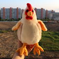 Kawaii Chicken Hen Plush Toy Cute Lifelike Stuffed Animal Chicken Doll Christmas