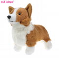 Corgi Doll Plush Dogs Kids Toys Cute Corgi Simulation Stuffed Animals  1