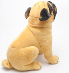 Lifelike Shar Pei Plush Dog Sharpei Dog Plushie Stuffed Plush Animals Cute Puppy