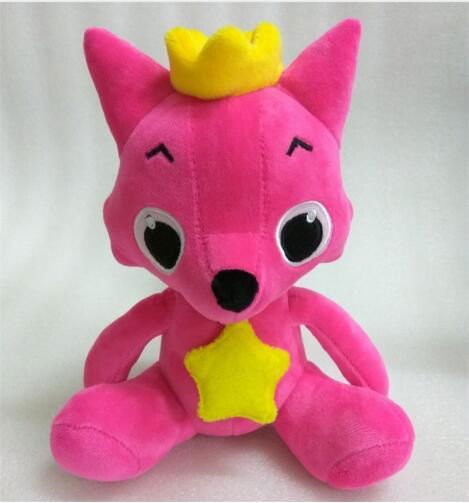 Cartoon PinkFong Plush Toys Fox Toy Sharks Dolls Children Baby Animal Toys 3